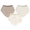 Crane Baby Avery  3-pc. Organic Cotton Baby Bib Set - Bunny
