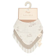 Crane Baby Avery  3-pc. Organic Cotton Baby Bib Set - Bunny - Bambi Baby