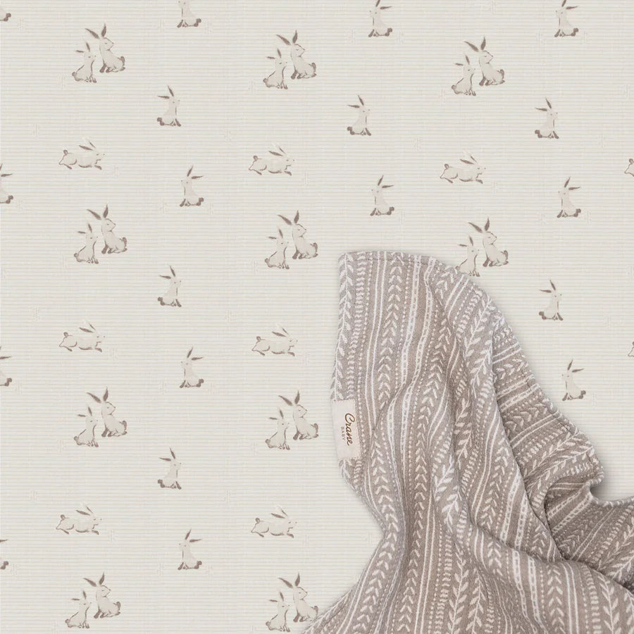 Crane Baby Fitted Crib Sheet- Bambi Baby