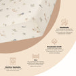Crane Baby Cove Fitted Crib Sheet - Bambi Baby