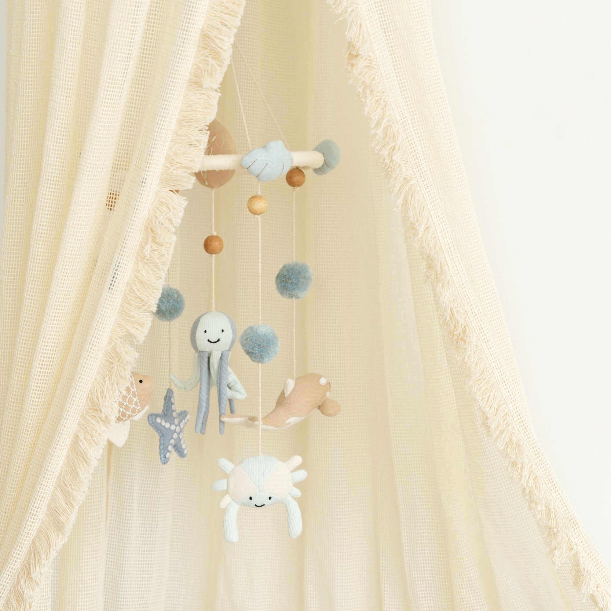 Crane Baby Cove Ocean Animal Nursery Ceiling Hanging Decor- Bambi Baby
