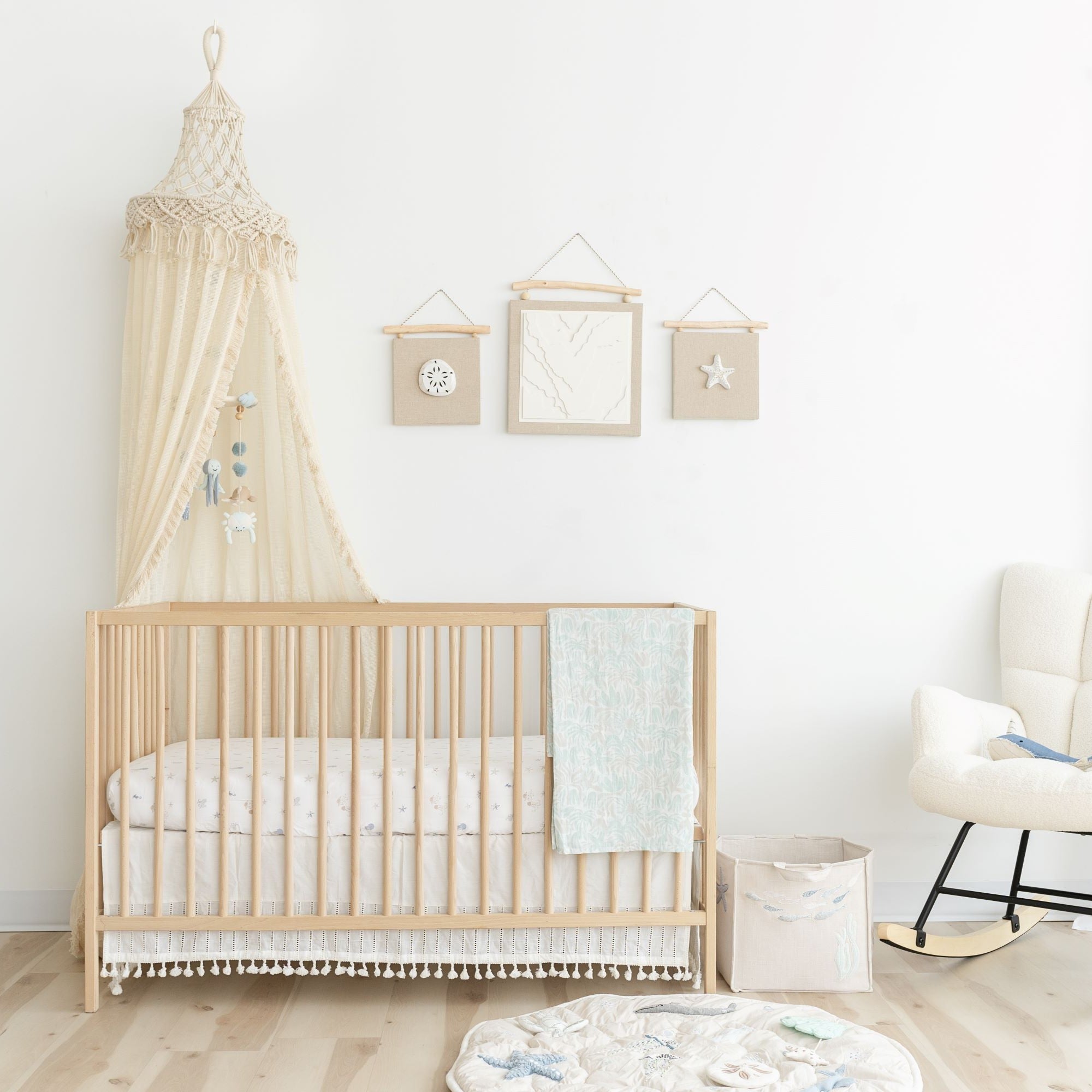 Crane Baby Cove Ocean Animal Nursery Ceiling Hanging Decor- Bambi Baby