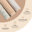 Crane Baby Cove 3-pc. Newborn Swaddle Blanket Set - Bambi Baby