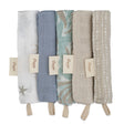 Crane Baby 5-pc. Cotton Baby Washcloth Set - Bambi Baby