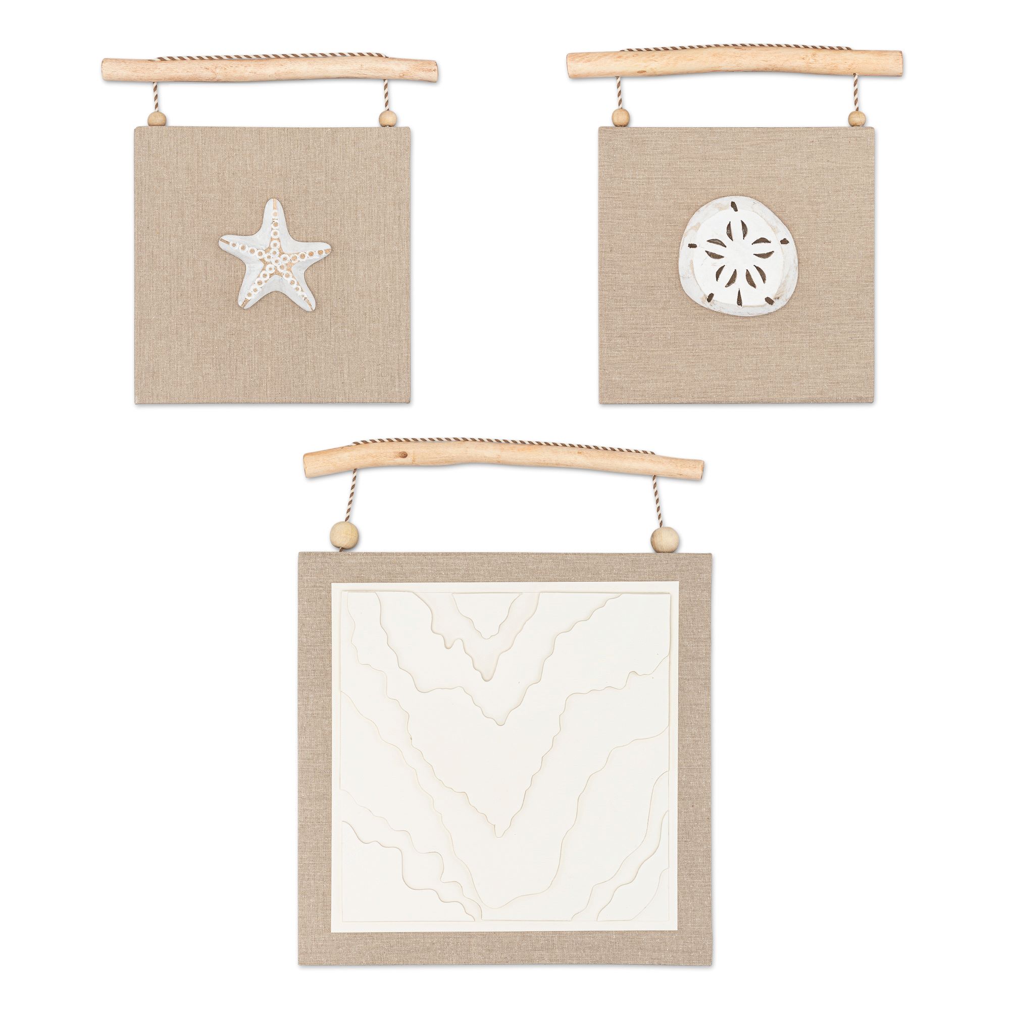 Crane Baby Cove 3-Pc. Beach Themed Wall Decor- Bambi Baby