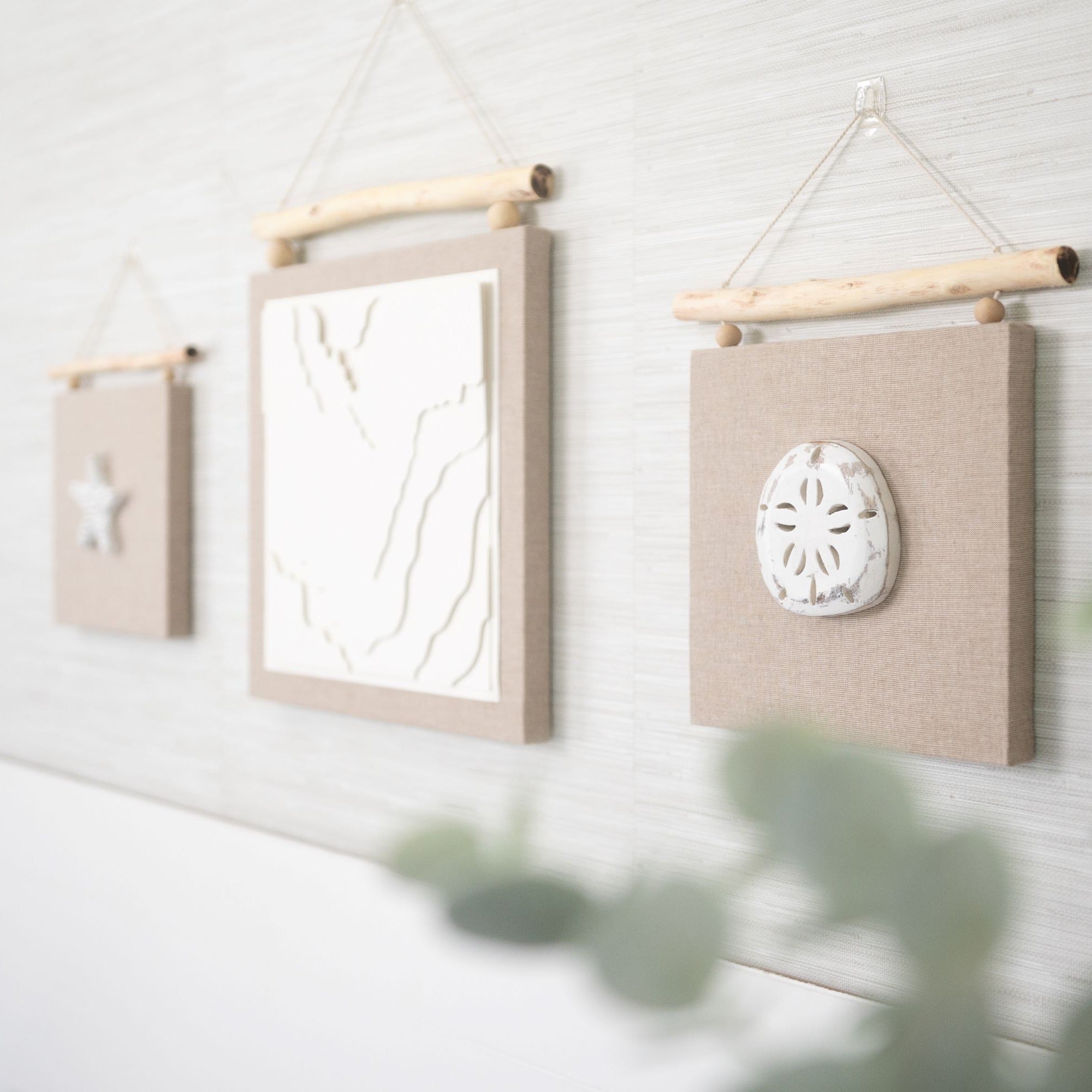 Crane Baby Cove 3-Pc. Beach Themed Wall Decor- Bambi Baby