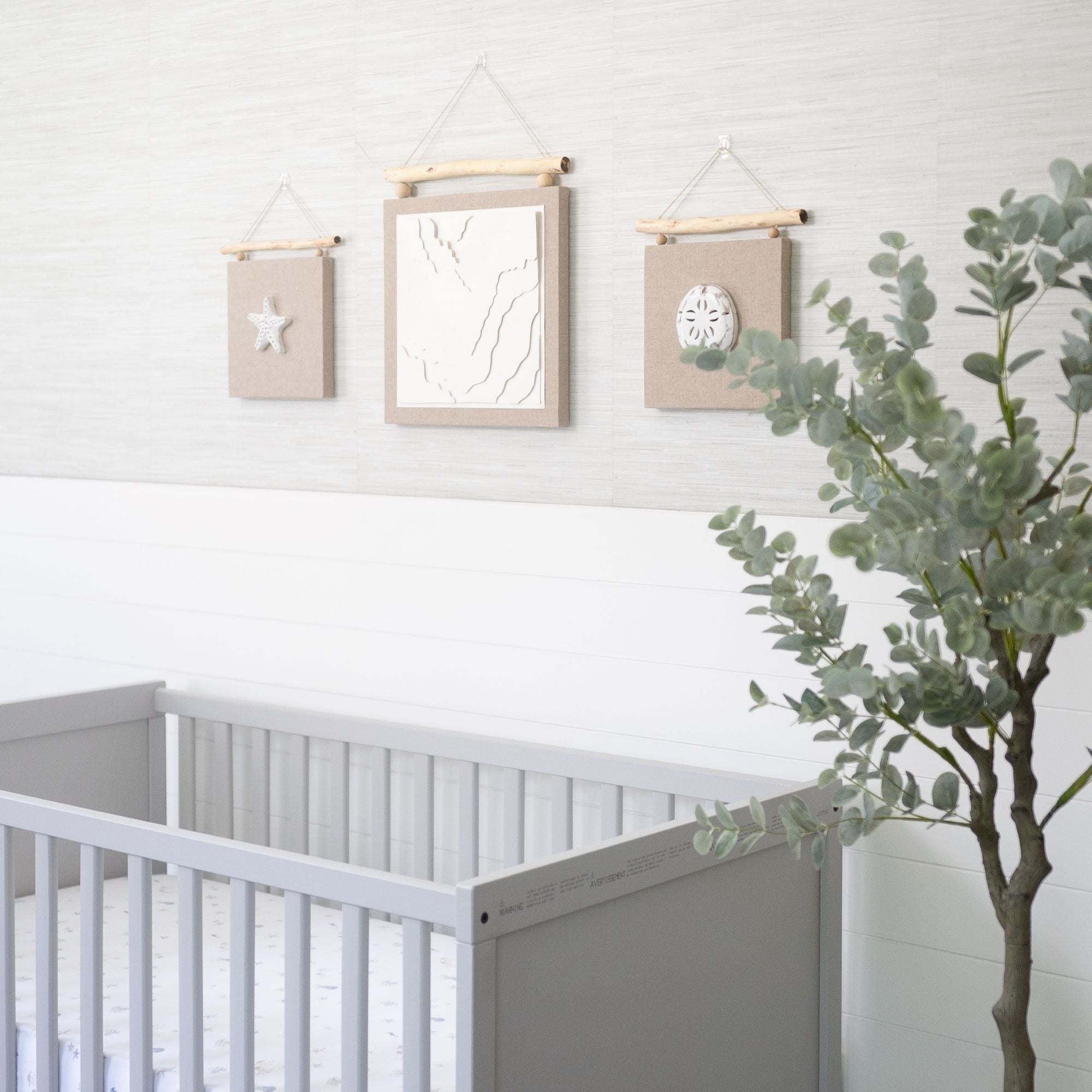 Crane Baby Cove 3-Pc. Beach Themed Wall Decor- Bambi Baby