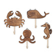 Crane Baby Cove 4-pc. Coastal Wooden Nursery Wall Hooks - Bambi Baby