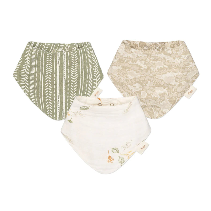 Crane Baby 3-pc Bib Set- Bambi Baby