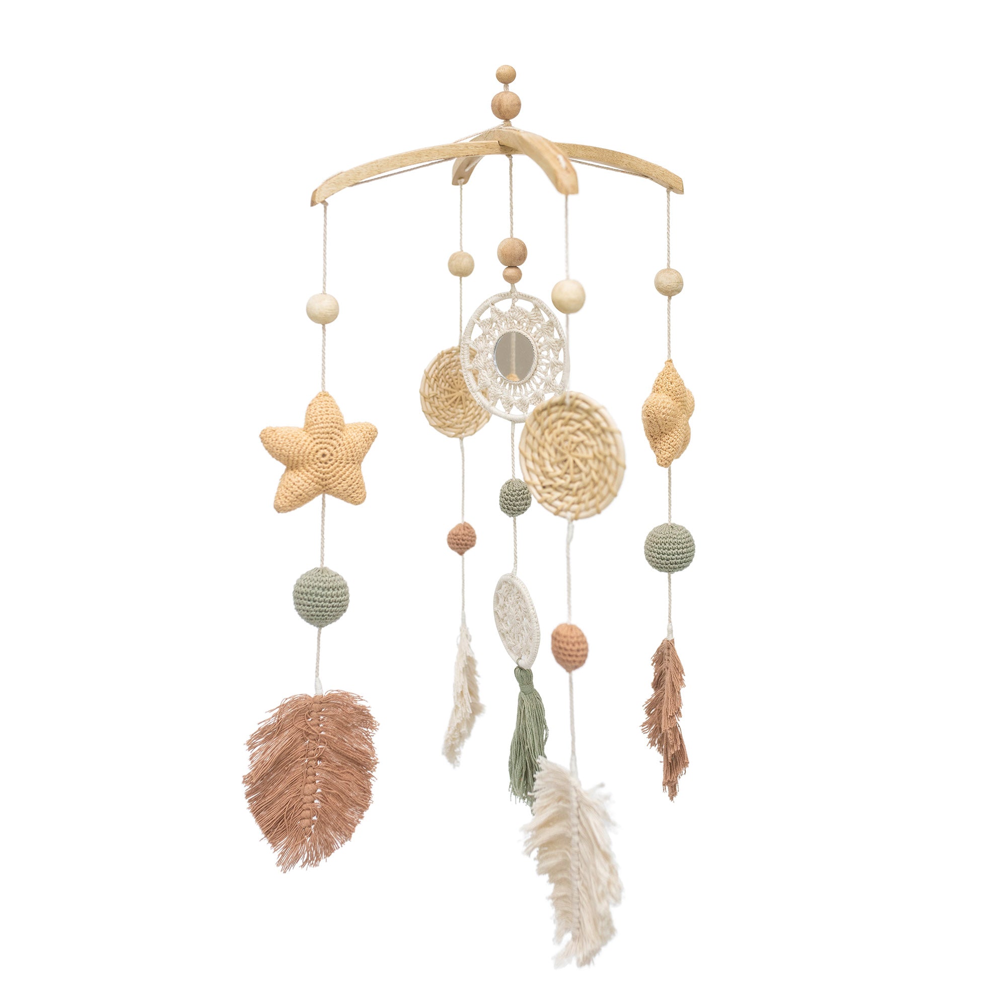Crane Baby Willow Leaf Nursery Ceiling Hanging Decor- Bambi Baby