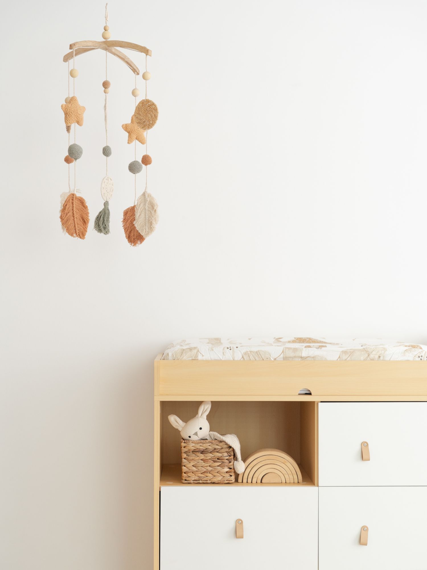Crane Baby Willow Leaf Nursery Ceiling Hanging Decor- Bambi Baby
