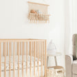 Crane Baby Willow Hanging Macrame Basket Storage - Bambi Baby