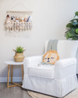 Crane Baby Willow Hanging Macrame Basket Storage - Bambi Baby