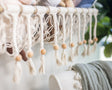 Crane Baby Willow Hanging Macrame Basket Storage - Bambi Baby