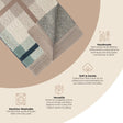 Crane Baby Charlie Farmhouse Knitted Plaid Baby Blanket - Beige - Bambi Baby