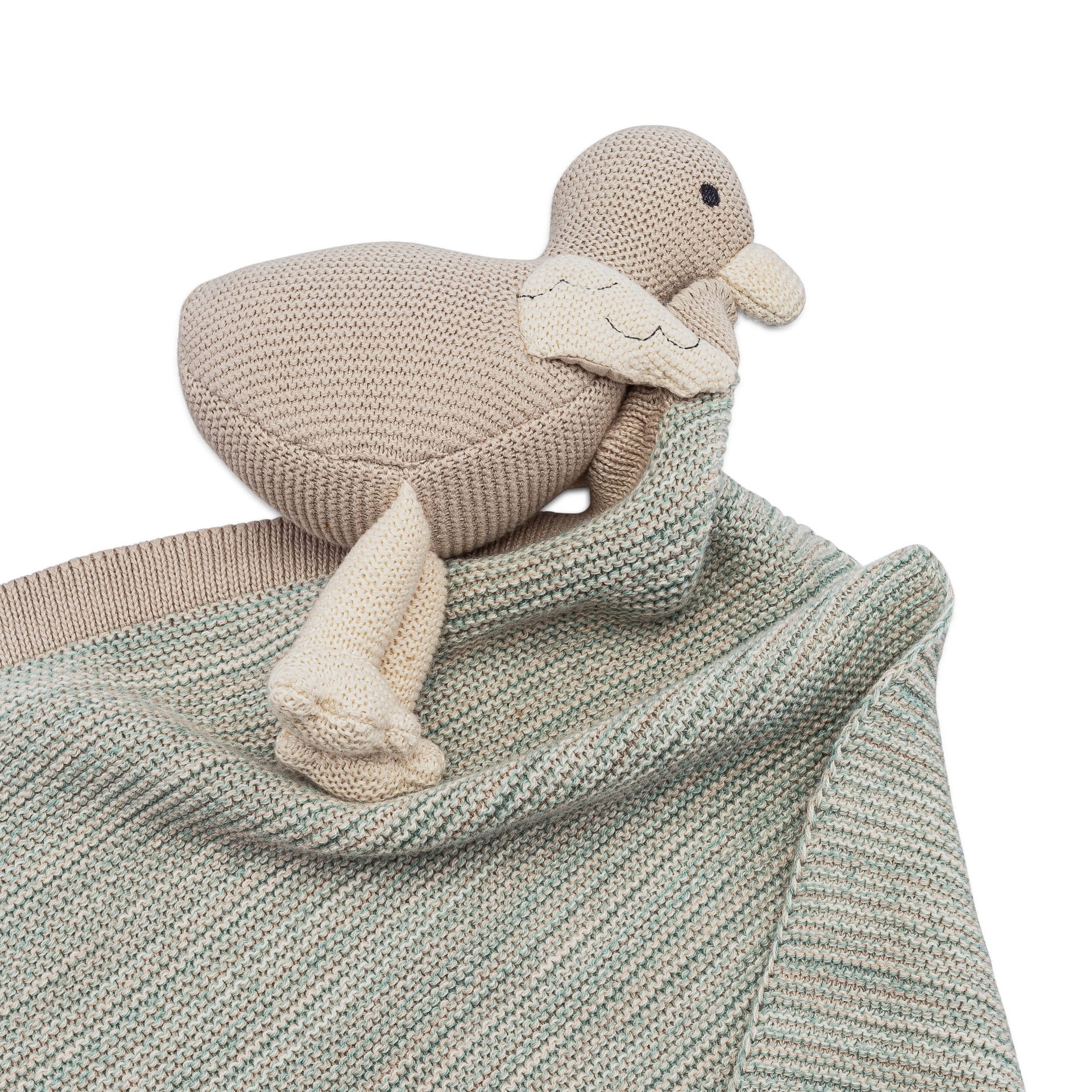Crane Baby Georgie Goose Baby Lovie Security Blanket- Bambi Baby