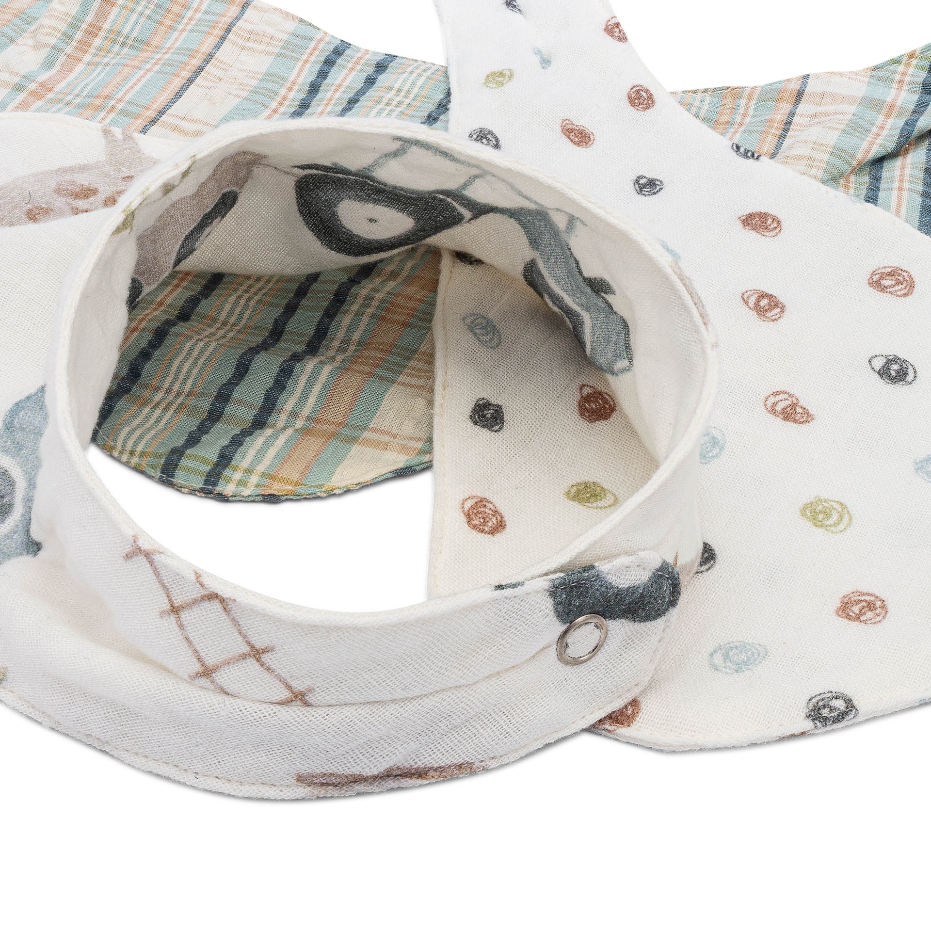 Crane Baby 3-pc Bib Set- Bambi Baby