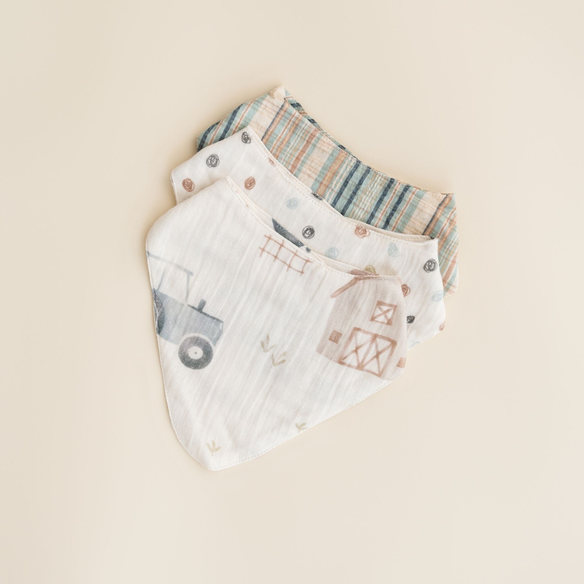 Crane Baby 3-pc Bib Set- Bambi Baby