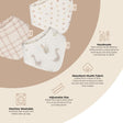 Crane Baby 3-pc Bib Set - Bambi Baby
