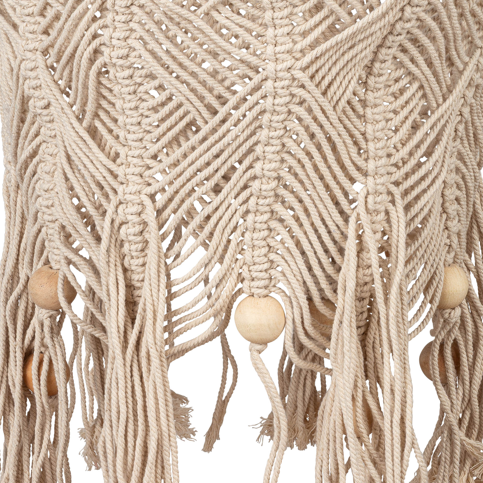 Crane Baby Charlie Farmhouse Macrame Nursery Ceiling Hanging - Beige- Bambi Baby
