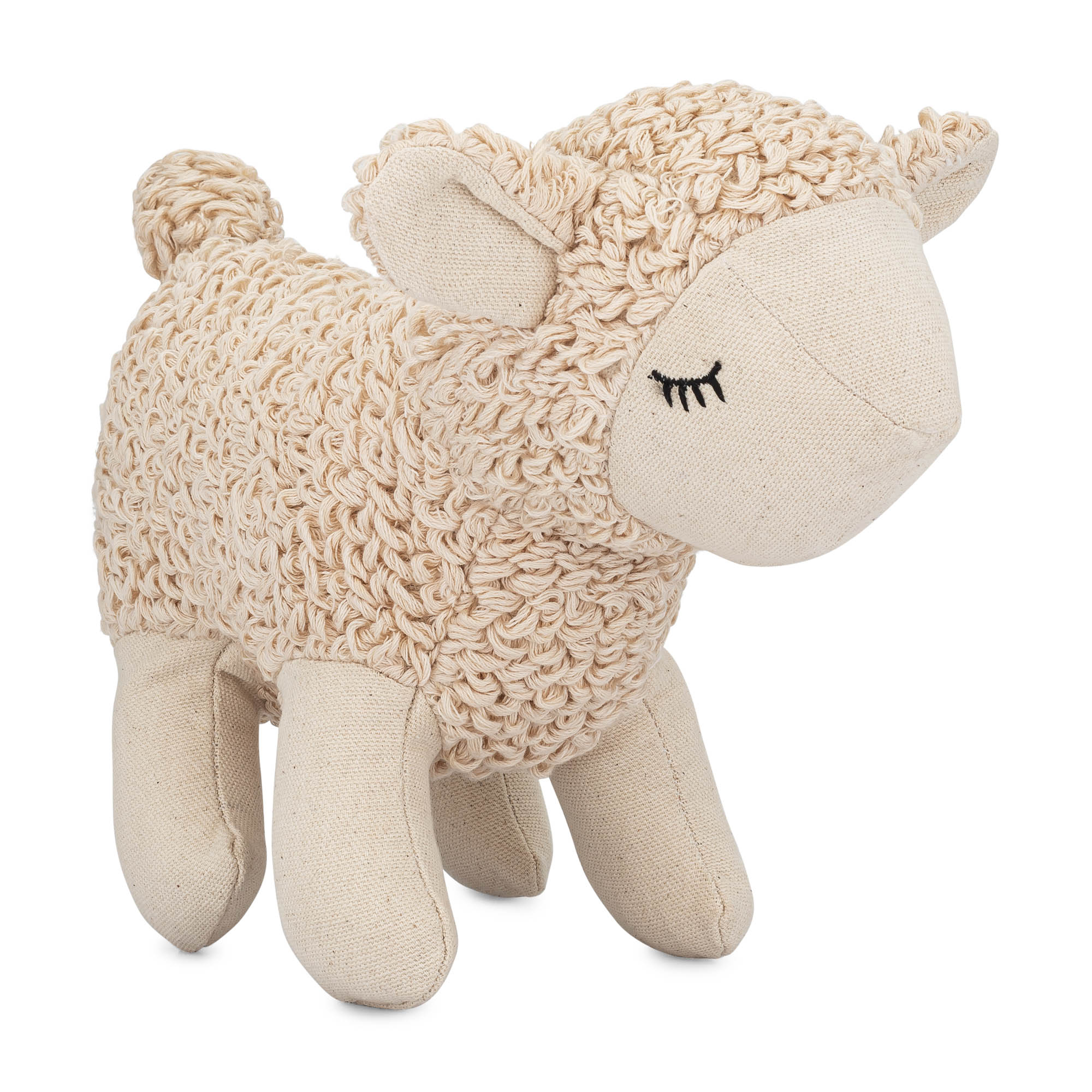 Crane Baby Leslie Lamb Plush Stuffed Animal Toy- Bambi Baby