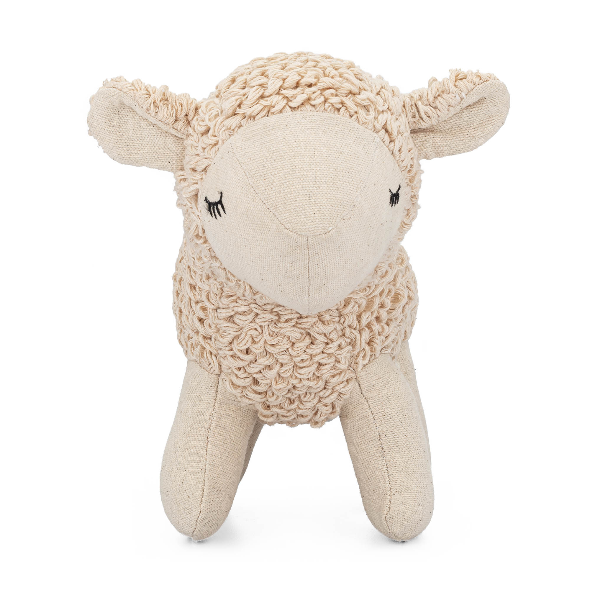 Crane Baby Leslie Lamb Plush Stuffed Animal Toy- Bambi Baby