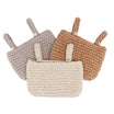 Crane Baby Charlie Farmhouse Hanging Nursery Storage Bin Trio - Beige