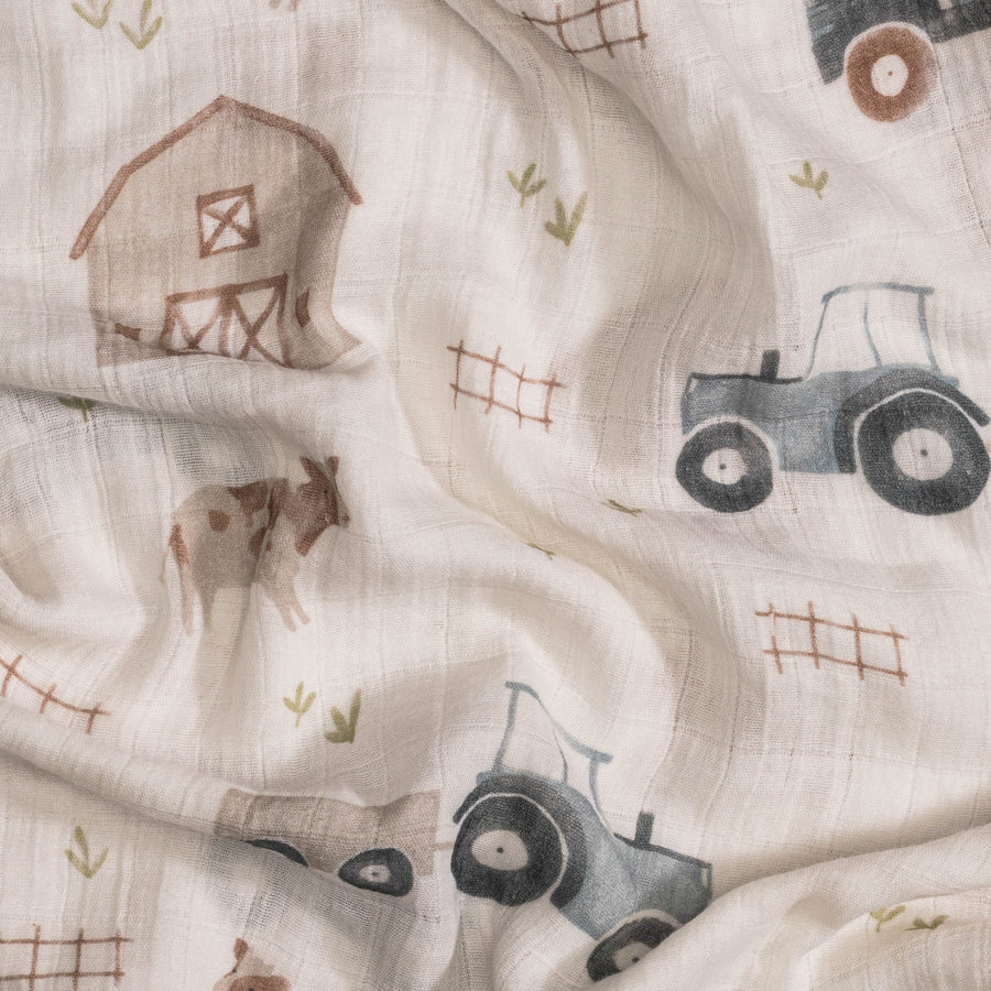 Crane Baby Swaddle Blanket Set- Bambi Baby