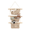 Crane Baby Charlie Farmhouse 3-Tier Toy Hanging Wall Storage Organizer - Beige