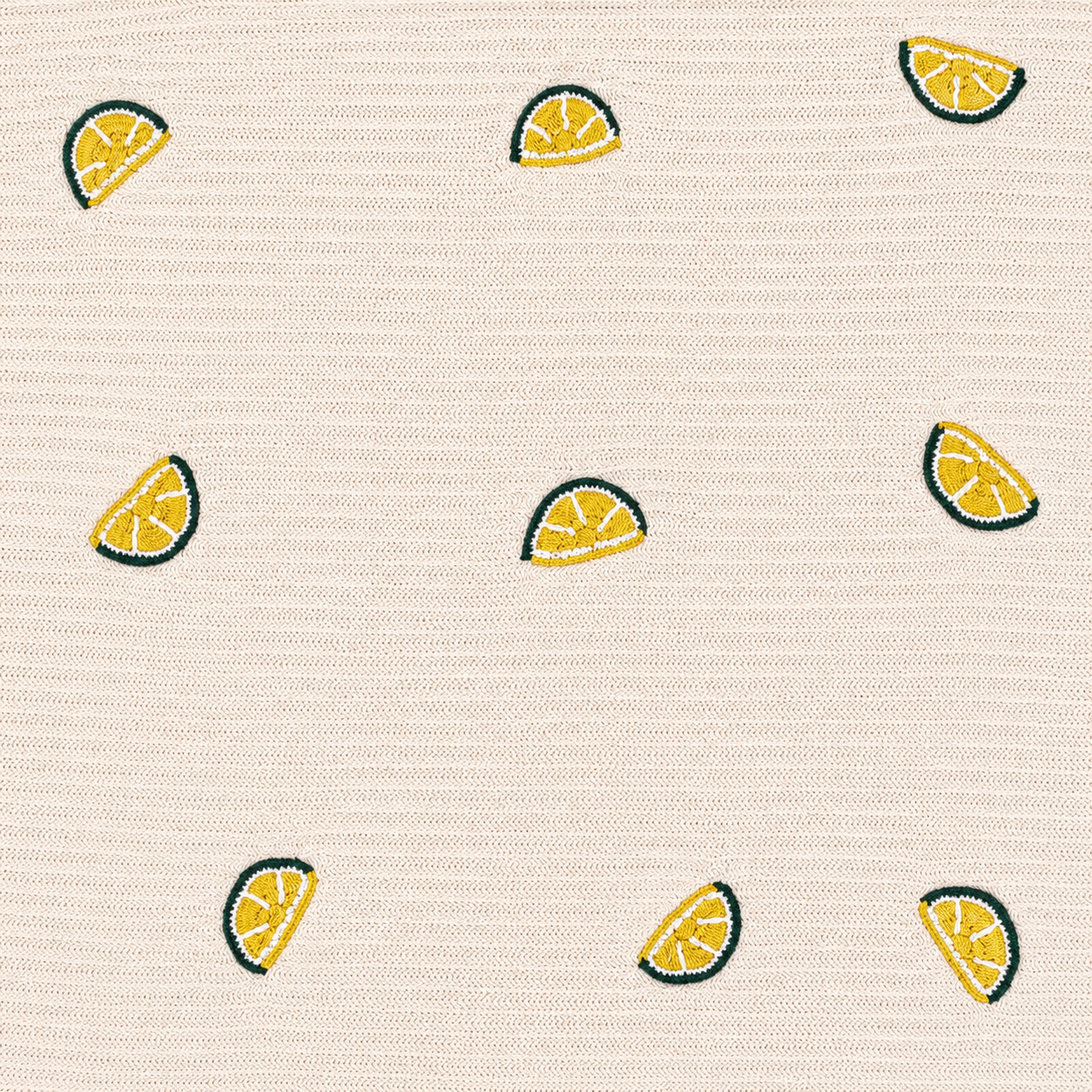 Crane Baby Clementine Lemon Embroidered Knit Baby Blanket- Bambi Baby