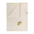 Crane Baby Clementine Lemon Embroidered Knit Baby Blanket - Bambi Baby