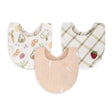 Crane Baby Clementine Fruit & Veggie Cotton Bandana Baby Bib (3 Pack) - Bambi Baby