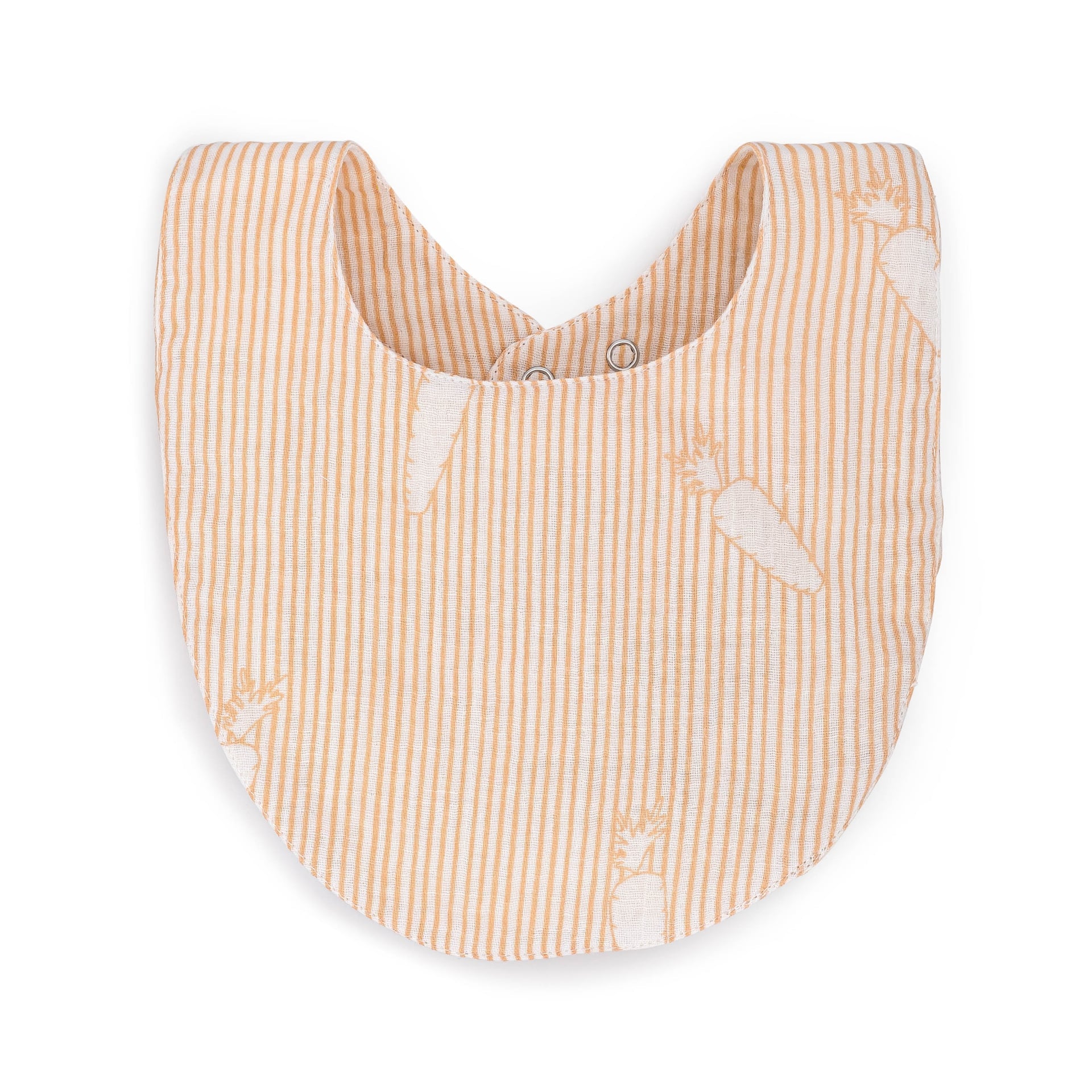Crane Baby Clementine Fruit & Veggie Cotton Bandana Baby Bib (3 Pack)- Bambi Baby