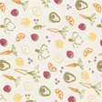 Crane Baby Clementine Fruits & Veggies Cotton Fitted Crib Sheet - Bambi Baby