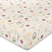 Crane Baby Clementine Fruits & Veggies Cotton Fitted Crib Sheet