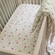 Crane Baby Clementine Fruits & Veggies Cotton Fitted Crib Sheet - Bambi Baby