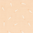 Crane Baby Clementine Carrot Stripe Cotton Quilted Change Pad Cover - Bambi Baby