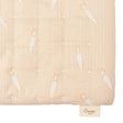 Crane Baby Clementine Carrot Stripe Cotton Quilted Change Pad Cover - Bambi Baby