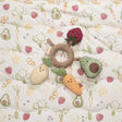 Crane Baby Clementine Fruits & Veggies Soft Plush Activity Ring - Bambi Baby