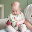 Crane Baby Clementine Fruits & Veggies Soft Plush Rattle Set - Bambi Baby