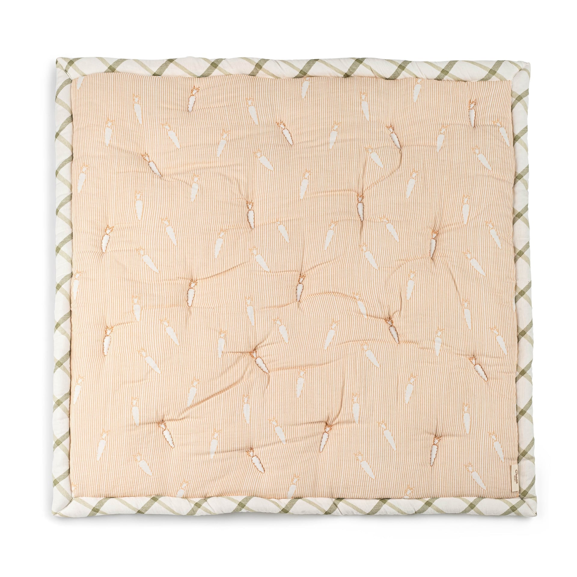 Crane Baby Clementine Fruits & Veggies Cotton Quilted Blanket- Bambi Baby