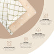 Crane Baby Clementine Fruits & Veggies Cotton Quilted Blanket - Bambi Baby