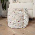 Crane Baby Clementine Fruits & Veggies Canvas Storage Bin - Bambi Baby