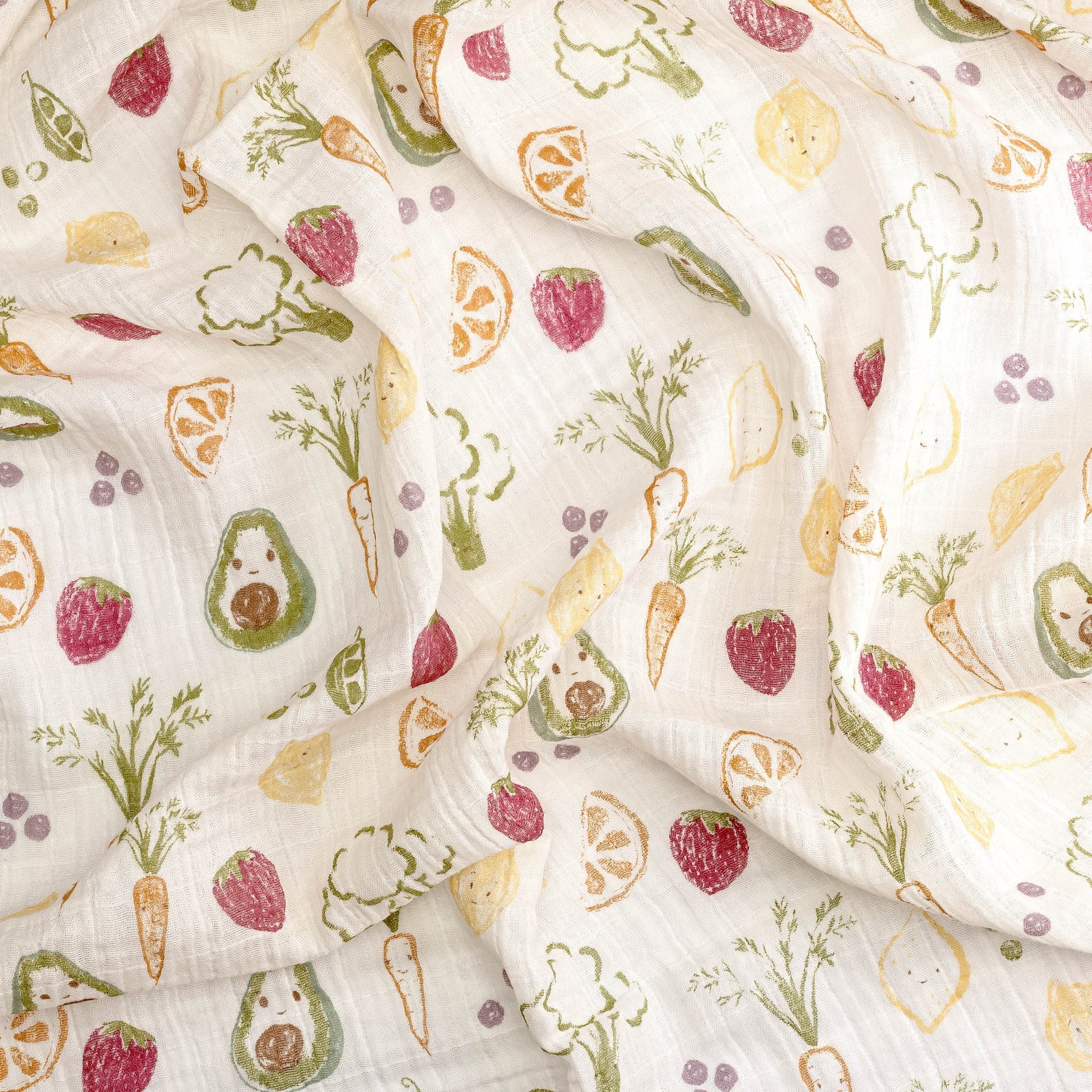 Crane Baby Clementine Cotton Muslin Swaddle Blanket Set- Bambi Baby