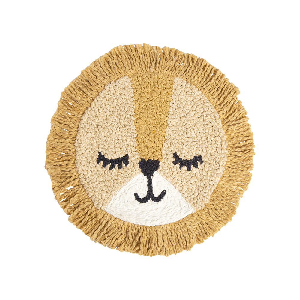 Crane Baby Lion Decorative Nursery Pillow- Bambi Baby