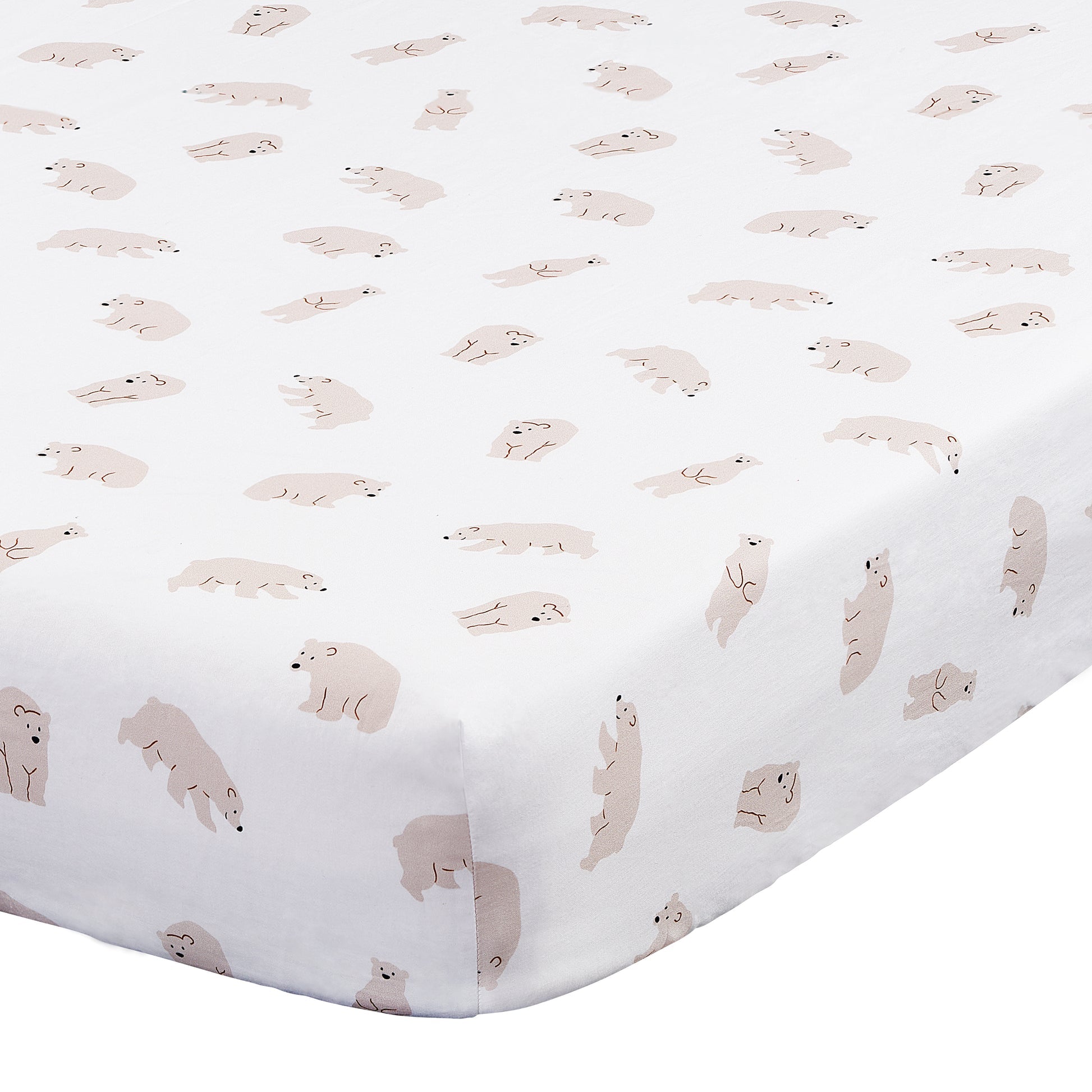 Oxford Baby Beary Cute 3 pc Baby Crib Nursery Bedding Set- Bambi Baby
