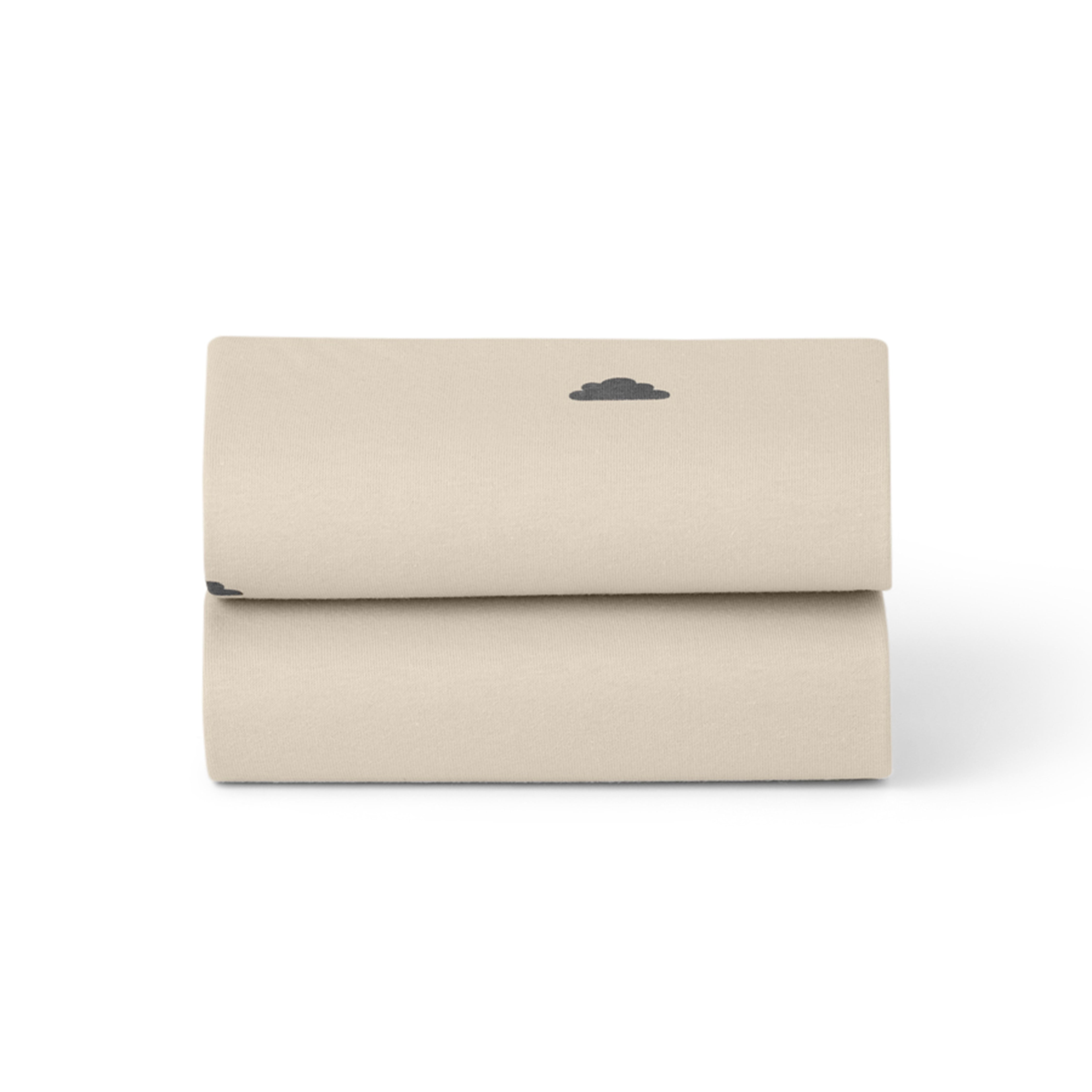Snuz Bassinet 2 Pack Fitted Sheets - Sand Cloud- Bambi Baby
