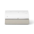 Snuz Bassinet 2 Pack Fitted Sheets - White Star - Bambi Baby