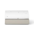Snuz Bassinet 2 Pack Fitted Sheets - White Star - Bambi Baby