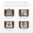 Bellini Provence 4-in-1 Oval Convertible Crib & Breathable Luxury Mattress - Bambi Baby